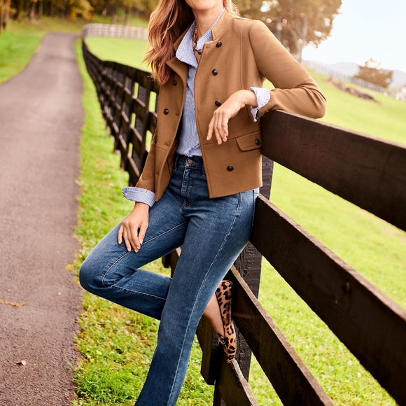 Talbot TWILL KNIT BAND JACKET - Picture 2 of 7